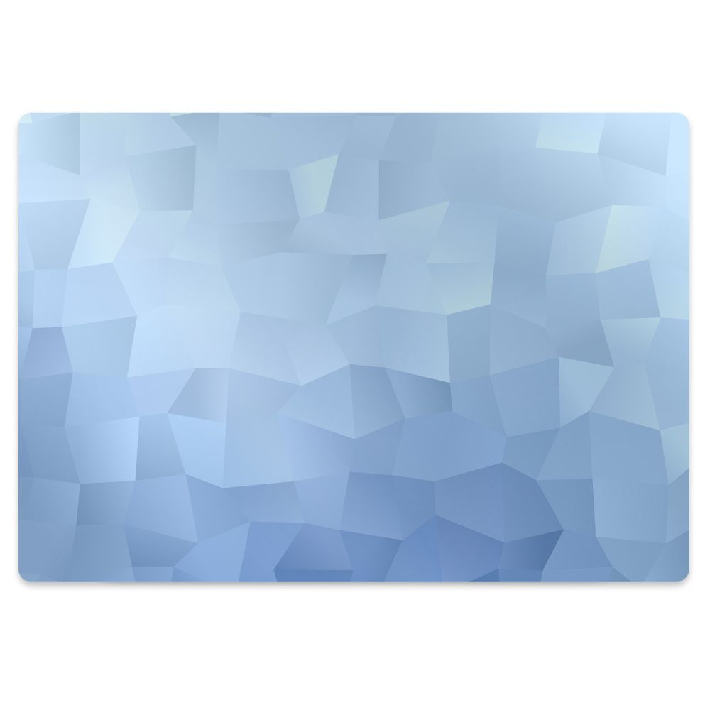kobercomat.sk Podložka pod stoličku abstrakcie modré 100x70 cm 